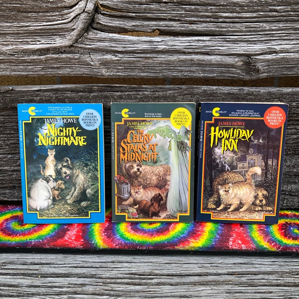 💙James Howe 3 Book bundle Avon Books 80s kid Youth chapter book novel💙1980s